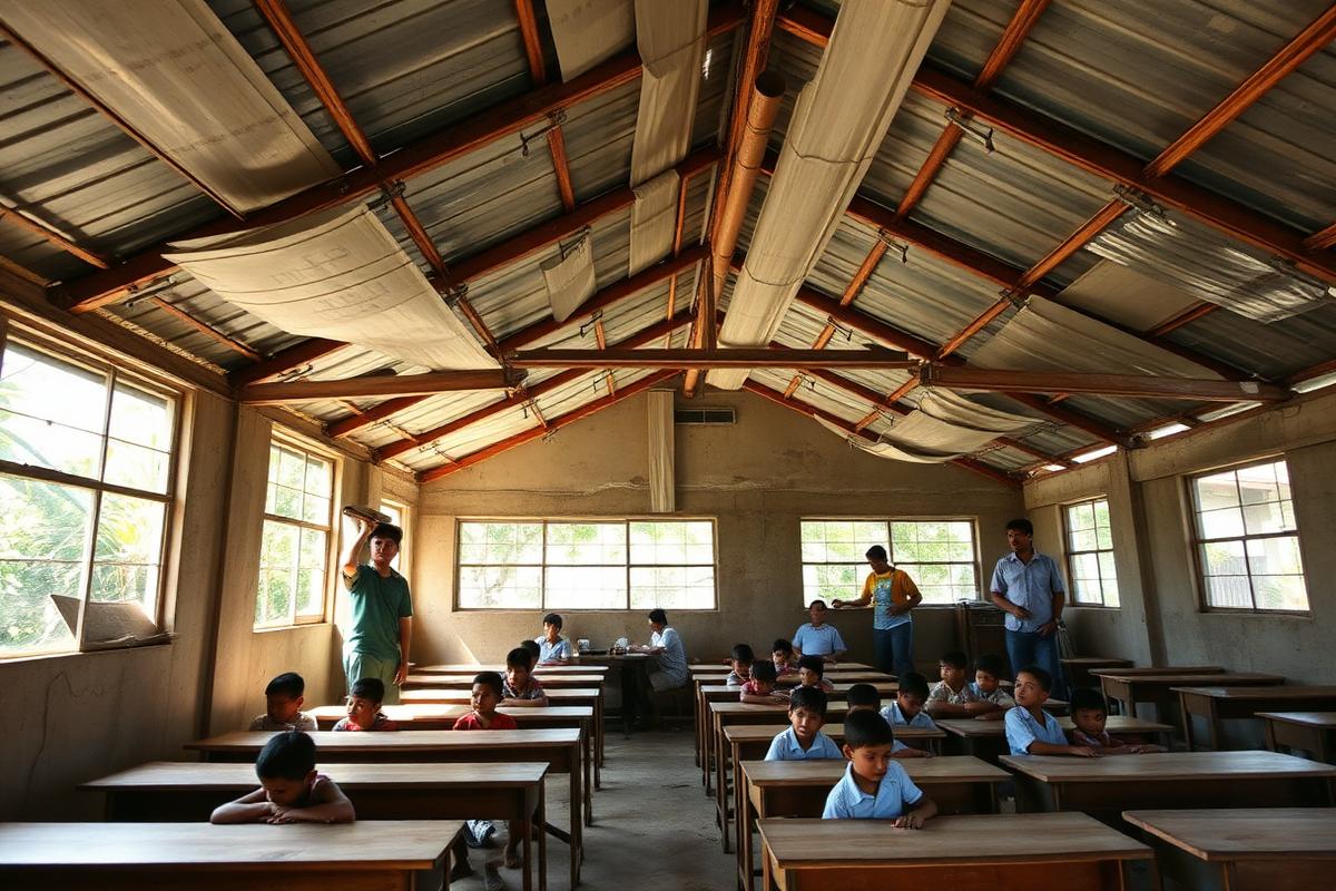 The roof that ended the rainy-day cancellations