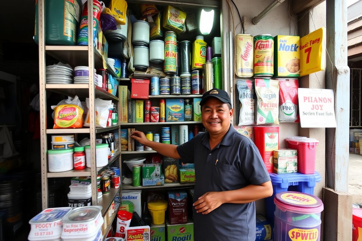 Thirty stores back on the corner